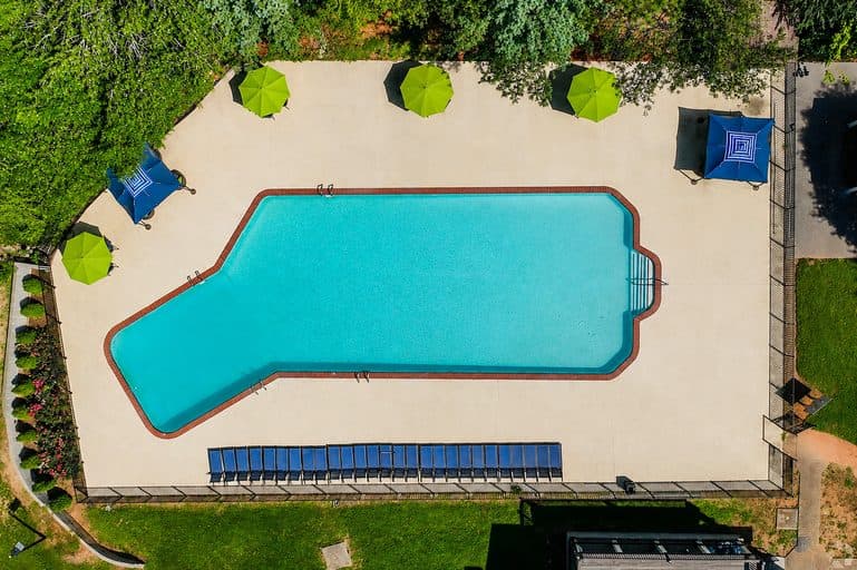 Pool area.
